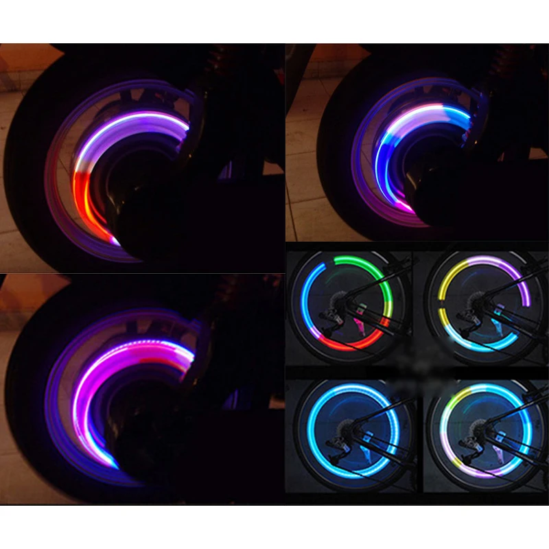 

Good Bike Bicycle Car Valve Caps Light Tyre Wheel Neon Lamp Neon