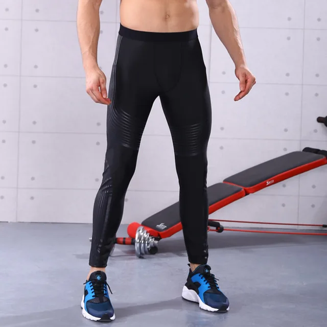 5 Colors New Mens Running Tights Skinny Gym Fitness Leggings Sexy ...