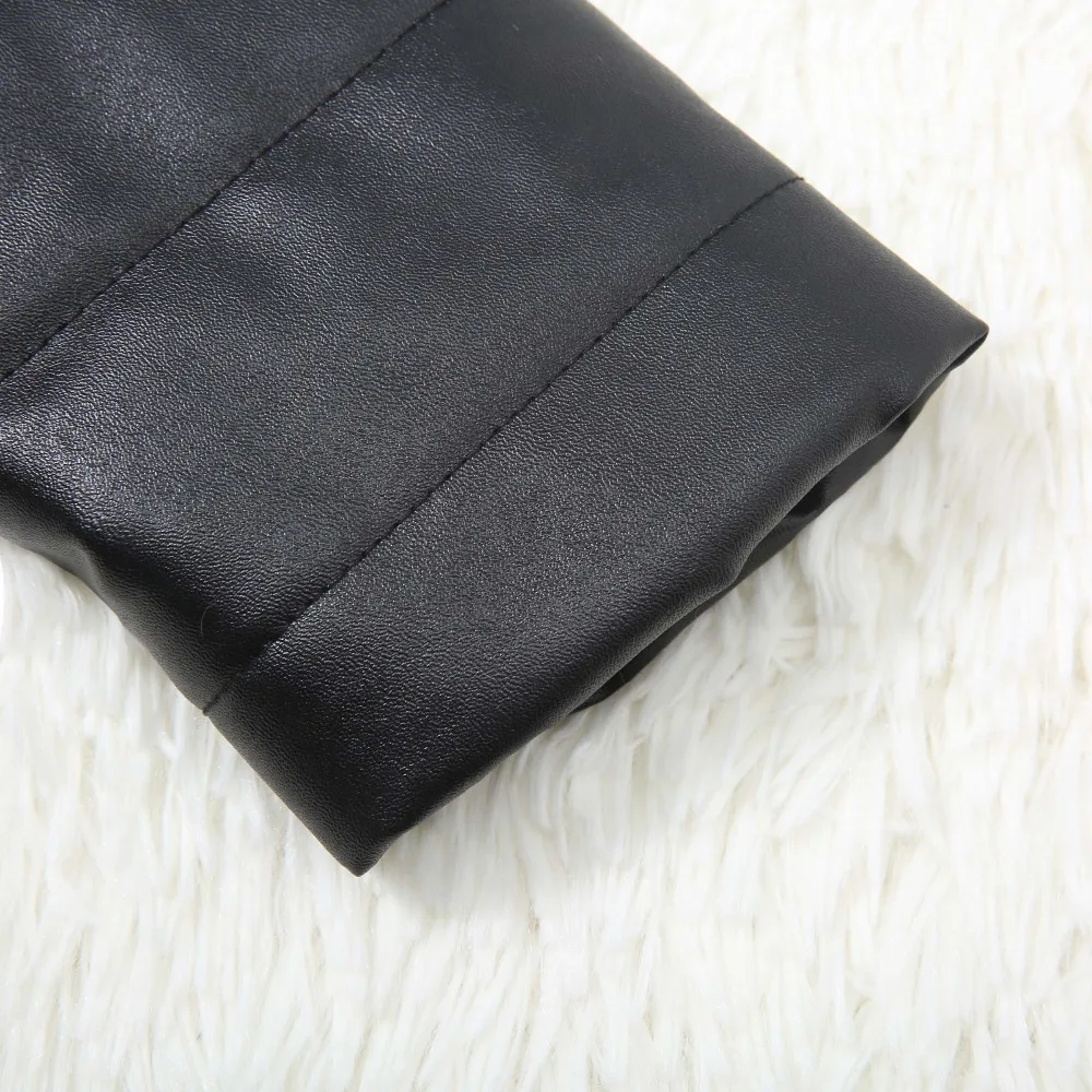 amazing  2019 Faux Leather Jacket Female Women Winter Coat Thickening Cotton Winter Jacket Womens Outwear Fu