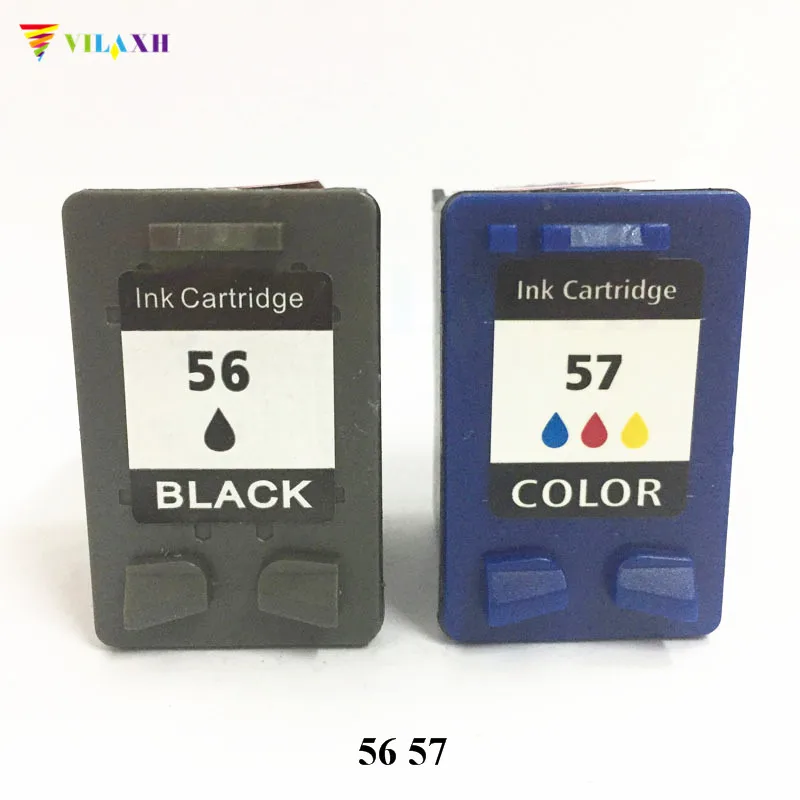 Совместимый сменный чернильный картридж Vilaxh 56 57 для принтера HP Deskjet 5150 450CI 5550 5650 PSC