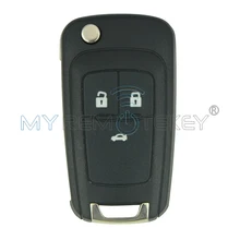 Flip remote car key for Chevrolet Aveo Cruze Orlando 2011 2012 2013 HU100 434 Mhz electronic 46 Chip 3 button remtekey
