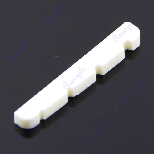 

Hot Sell 4 String Bass Guitar Bone Nuts Slotted 38mm Ivory Guitar Parts