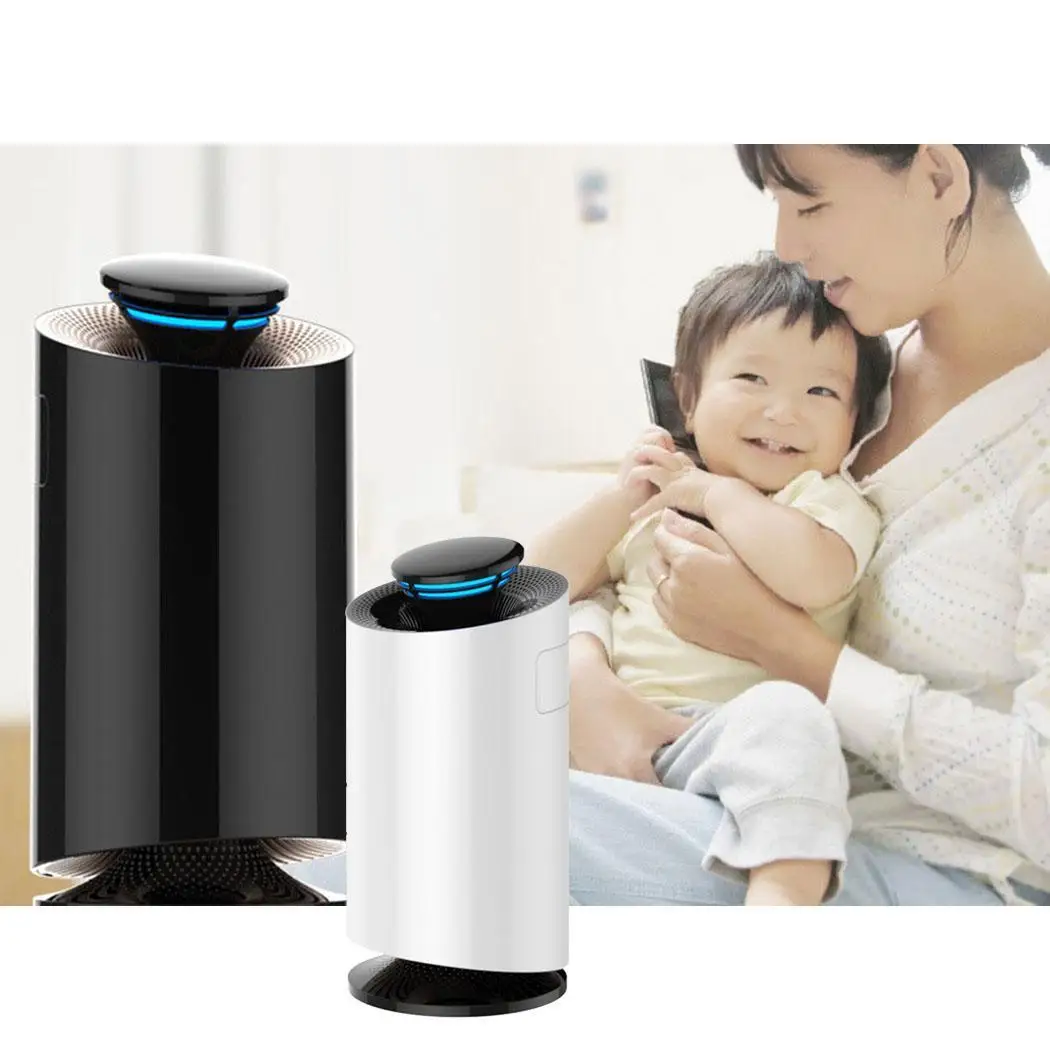 

Air Ozonizer LED Mute Air Purifier Ozone Ionizer Generator Sterilization Germicidal Filter Disinfection Home Black