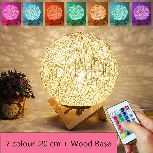 Легкий свет - Испускаемый цвет: 7 Color 20CM