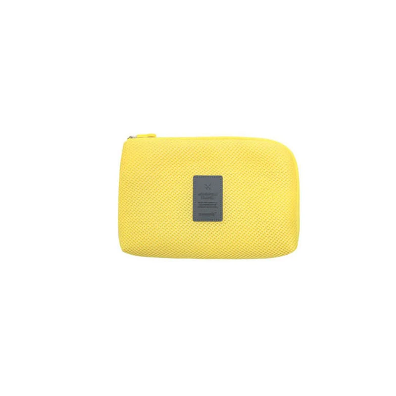OLAGB креативный противоударный дорожный цифровой USB зарядный кабель чехол для наушников косметический Органайзер аксессуары сумка - Цвет: Цвет: желтый