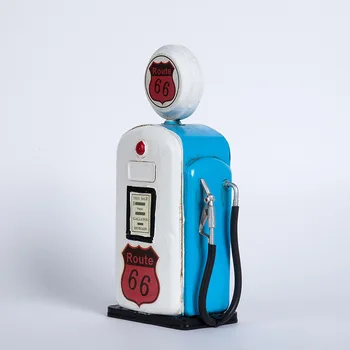 

Retro Landline Fat Tanker Decoration Figurines Wardrobe Furniture Metal Craft Window Decoration Ornaments Child Piggy Bank Gifts