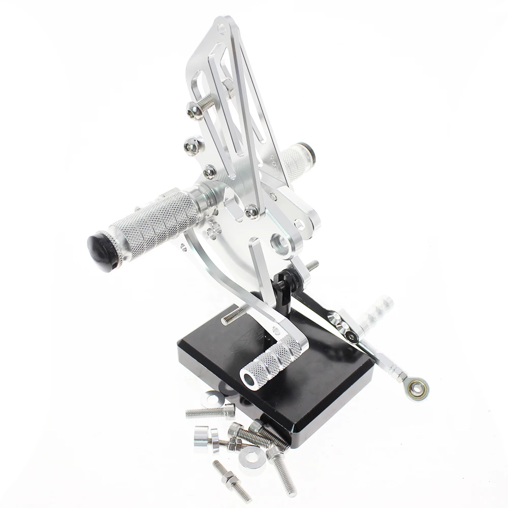 

For kawasaki NINJA 250 EXC250 2008-2012 Aluminum Foot Rests Adjustable Rearset Foot Pegs