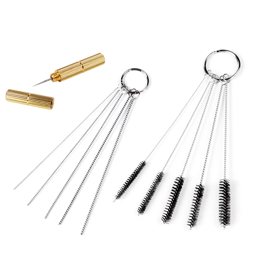 11pcs Airbrush Spray Cleaning Repair Tool Kit Stainless Steel Needle