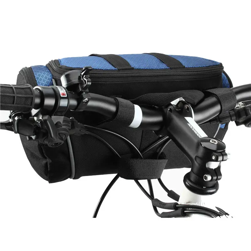Flash Deal ROSWHEEL 5L Bike Bicycle Cycling Bag Handlebar Front Tube Pannier Basket Shoulder Pack 3