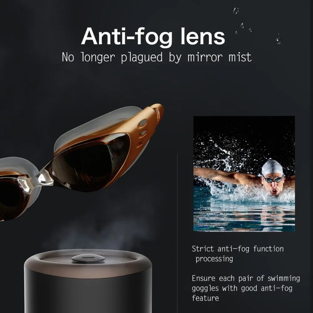 Men Women Swim Glasses Anti Fog UV Protection Swim Eyewear Professional Electroplate Waterproof Swimming Goggles - Image 4