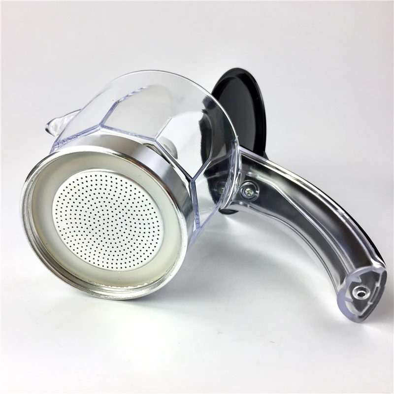 Kopen 6 Cups 300 Ml Espresso Koffiemachine Italiaanse Mokka Koffie Pot Percolator Koffie Moka Pot V60 Filters Mokka Koffie machine