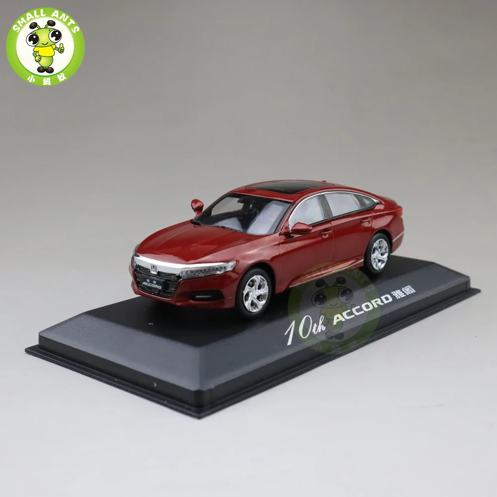 1/43 Accord литая под давлением Металлическая Модель автомобиля игрушки мальчик девочка подарок коллекция хобби - Цвет: Red