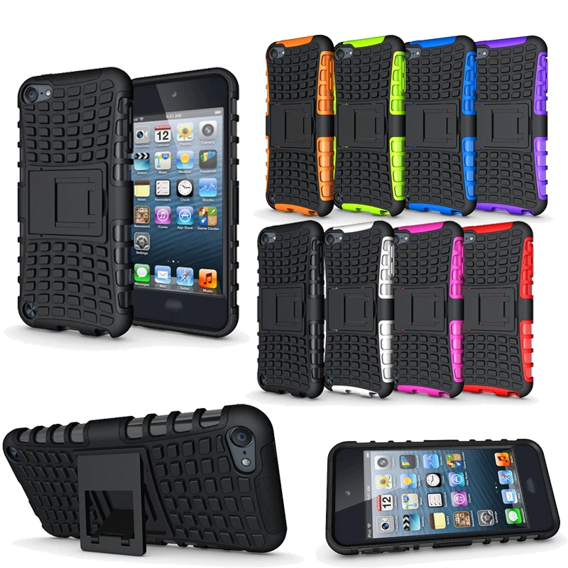360 шт. для iPod Touch 5 5th & 6th 2 в 1 серии комбинированный прочный ПК + Силиконовый чехол