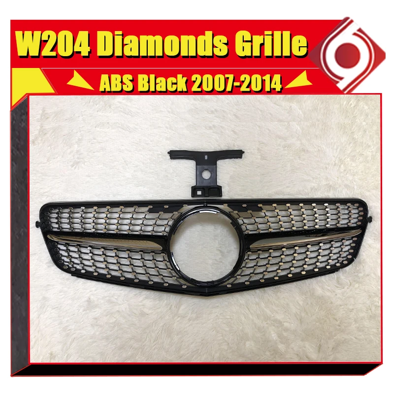 Grills C class C180 C200 C250 C350 C400 ABS черный без знака 07 14|Гоночные решетки| |