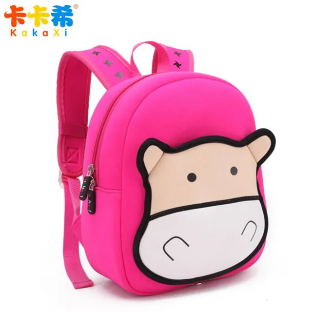 KAKAXI New 3 5 6 Year Old Small Cow Children School Bag Boys And Girls