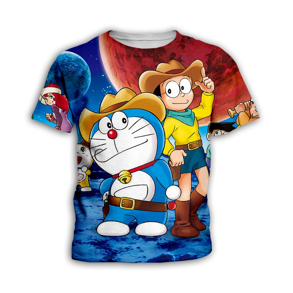 kawaii Doraemon Nobita Nobi 3D galaxy print Kids japan Cartoon anime hoodies sweatshirt baby boy girl Children casual pullover