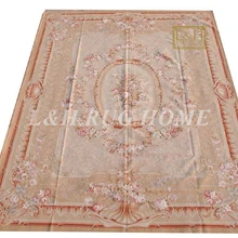 10'x14' французские Aubusson плетеные коврики ручной работы aubusson ковры