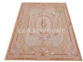 

Free shipping 10'x14' French Aubusson weave rugs handmade aubusson carpets