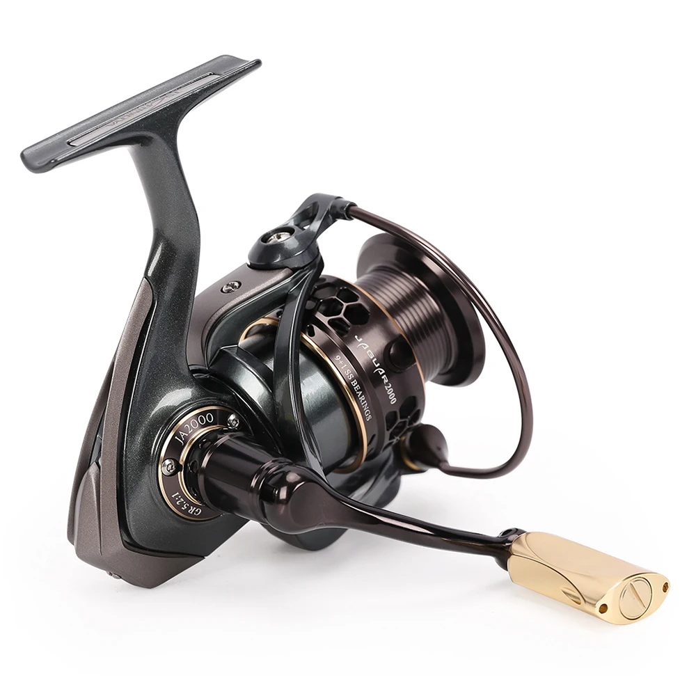 

9+1 BB Fishing Reel Left/Right Interchangeable Collapsible Handle Fishing Spinning Reel Ultra Light Smooth Rock Sea De Pesca