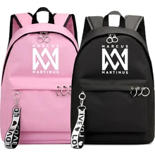 Маркус Мартинус рюкзак для студентов мужчин и женщин повседневный Mochila Повседневный стиль красивый рюкзак для путешествий для девочек-подростков