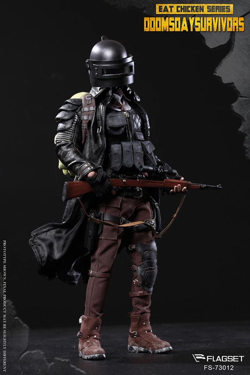  For collection GAME figure1/6 scale FLAGSET FS 73012 1:6 PUBG Doomsday survival sniper figure doll 