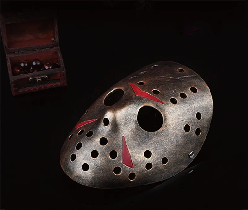 Grade Resin Jason Full Face Mask Freddy Vs Jason Movie Theme Halloween Party Cosplay Horror Halloween Masks Party Props FA103 (16)