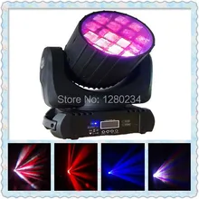4 шт./лот светодиодный источник света 12 шт. 10 Вт CREE светодиодный RGBW 4 в 1 луч движущаяся головка мыть dj свет для большого шоу