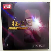 DHS Hurricane 8 Настольный теннис резиновый с бугорками для 40+ ракетки для настольного тенниса ракетка спортивный контроль и петля