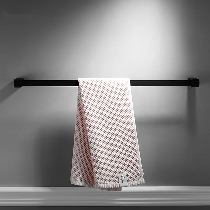 

European Black Bath Copper Hardware Sets Modern Towel Bars Paper Holder Bathroom Accessories Robe Hooks Towel Ring Home Decor