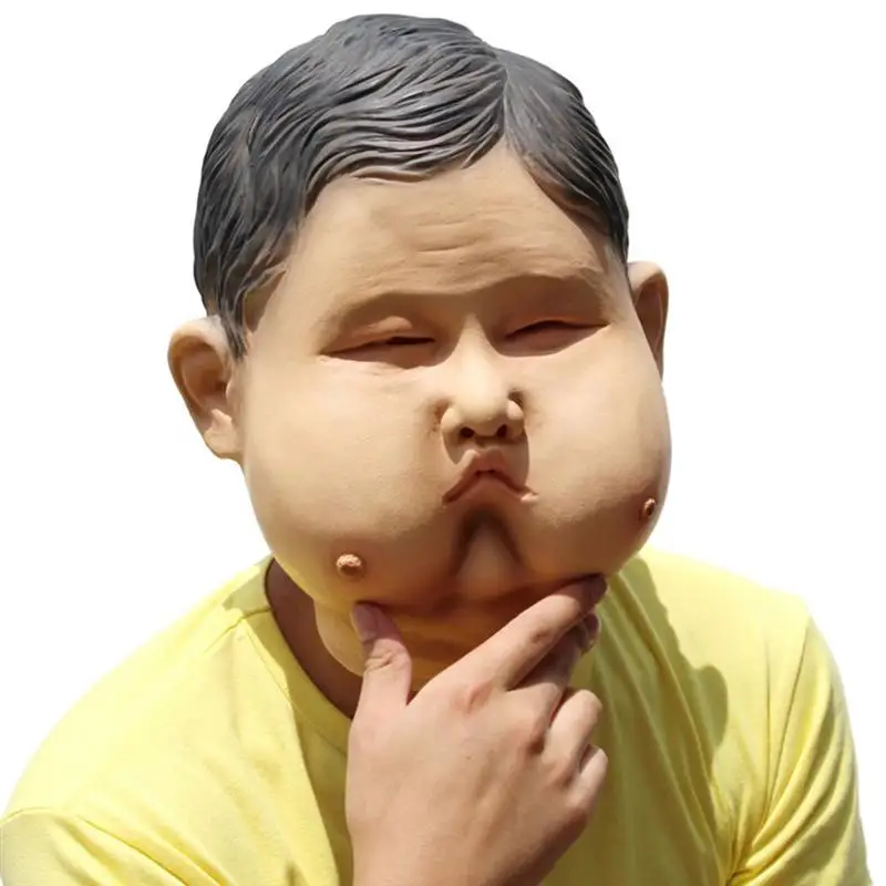 

Prank Mask Expanded Child Funny Trick Props Head Masks Party Mask for All Saints Day Halloween Party Cosplay