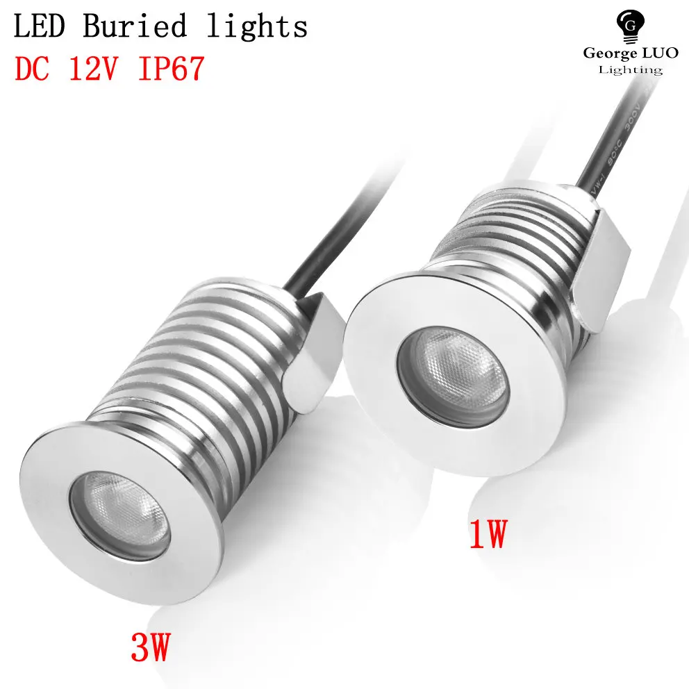 12V IP67 Waterproof Outdoor Led Recessed Deck Floor Light Patio Paver