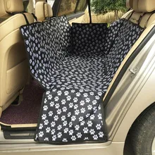 Pawstrip Оксфорд подвесная койка для животных чехол для сиденья, для собак для автомобиля лапа печать скамейка сиденье Собака автомобильный протектор 51*59 дюймов