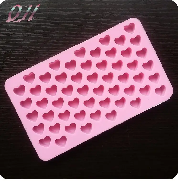500pcsHeart shaped силиконовая форма для выпечки в форме цветка Управление по