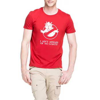 

Loo Show Mens I Ain's Afraid of No Goats Funny Casual T-Shirts Men Tee