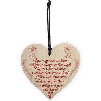 

Meijiafei Glorious Light Angels Memorial Bereavement Poem Hanging Plaque Mum Dad Heaven Love Sign