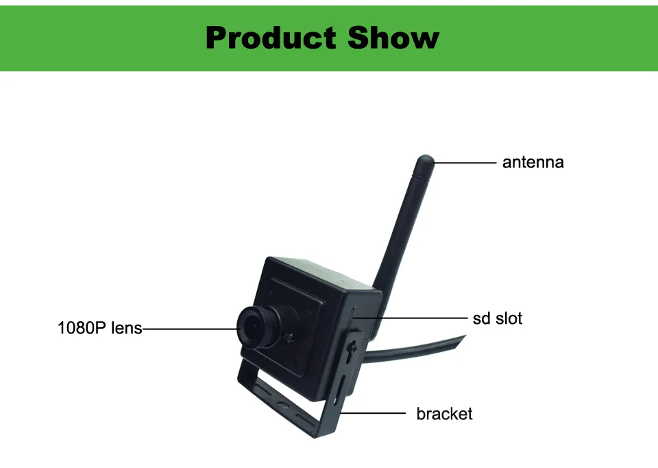 Мини wifi ip-камера 1080P HD P2P 802.11b/g/n сетевая ip-камера Micro TF карта беспроводная камера наблюдения для домашнего использования