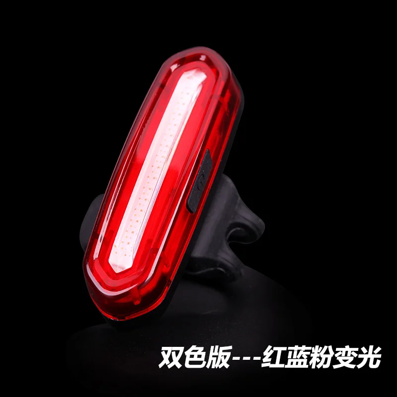 Best By DHL 200pcs Rechargeable Bicycle Rear Light Cycling LED Taillight Waterproof Road Bike Tail Light Back Lamp for Bicycle 0