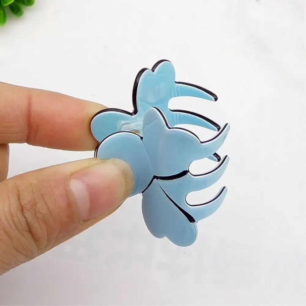 10Pcs/lot Women Hair Claw Elegant Mini Hairpins Simple Colorful Clamp Bun Maker Accessories Acrylic Clips Women|Шпильки и заколки