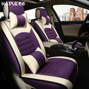 

KADULEE Universal car seat cover For lada priora granta kalina vesta largus 2017 car accessories auto seat protector car-styling