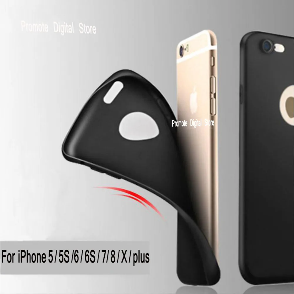 

TPU ultra-thin soft shell case for iPhone 5 5s 6 6s silicone full protective rubber for iPhone 5 6 7 8 Plus X mobile phone case