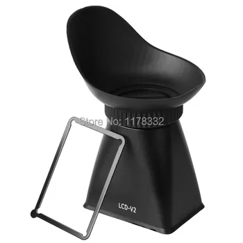 

Camera Eyecup 2.8x 3" 3:2 LCD Viewfinder Magnifier V2 for EOS 550D T2i 5D MARK III D90