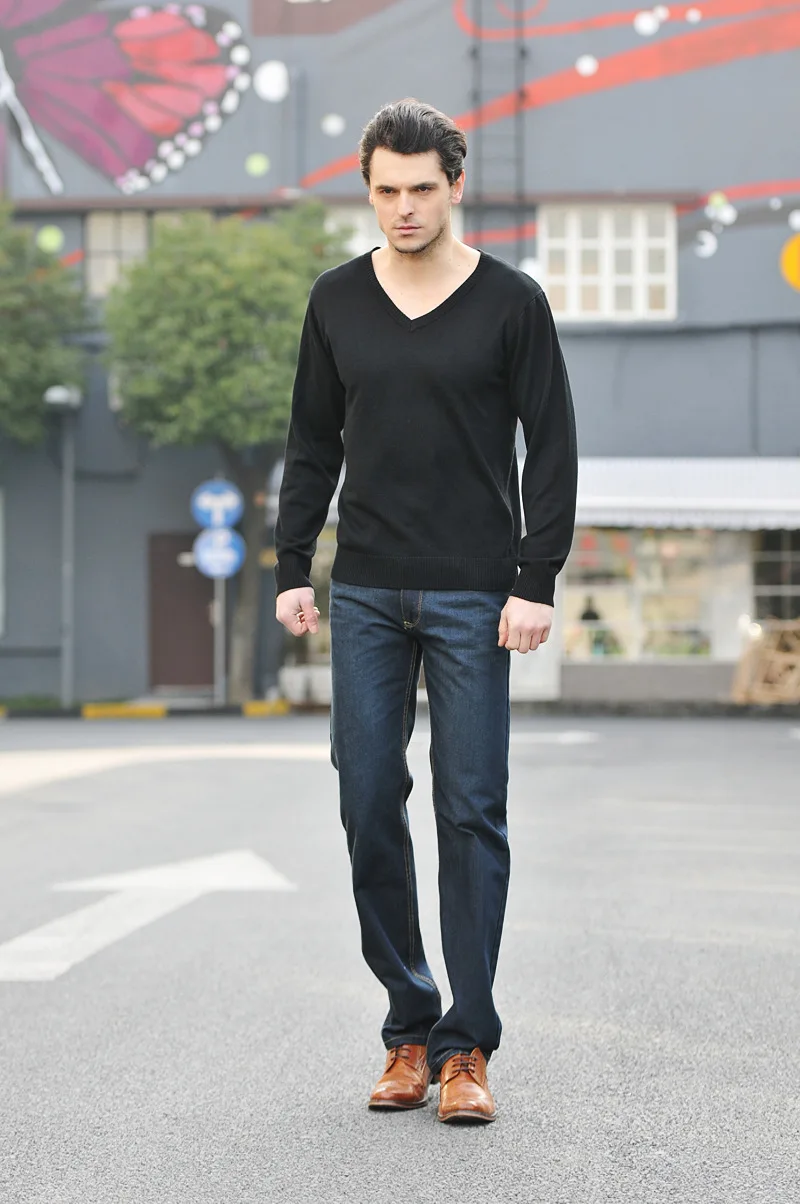 Autumn Sweater Men Casual Korean Slim Men Cardigan Long