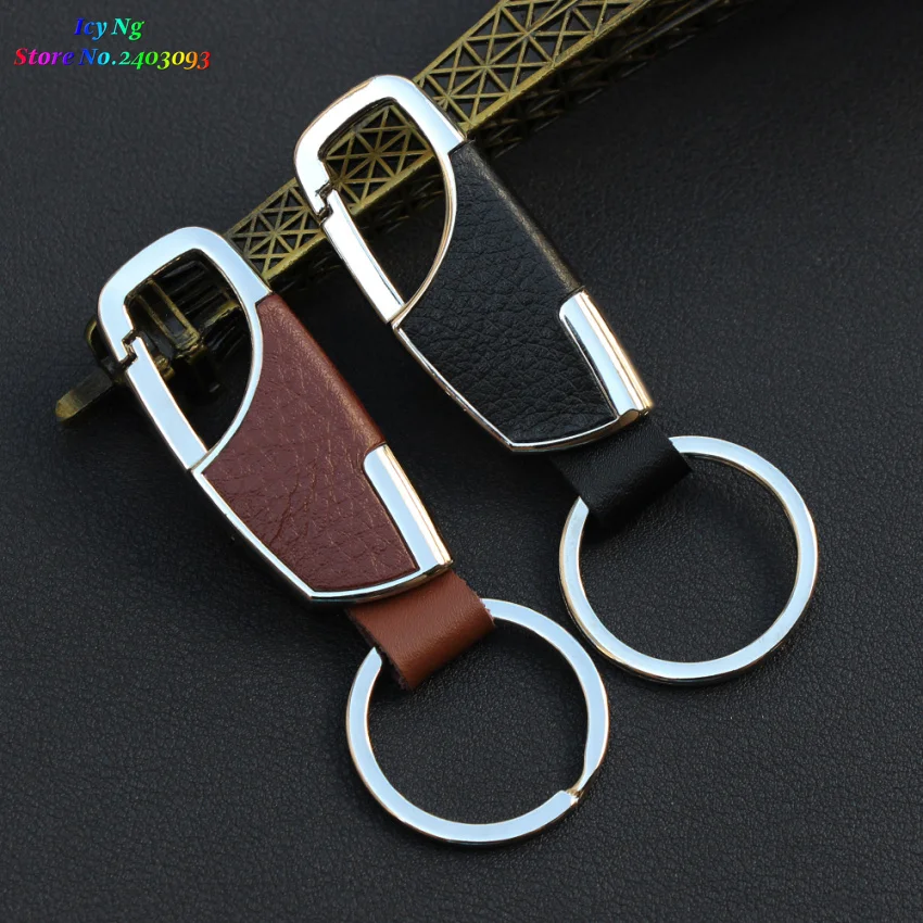Car Handmade Leather Metal Key Chain ring For BMW E46 E52 E53 E60 E90 F01 F20 F10 F30 F15 X1 X3 X5 X6 | Автомобили и мотоциклы