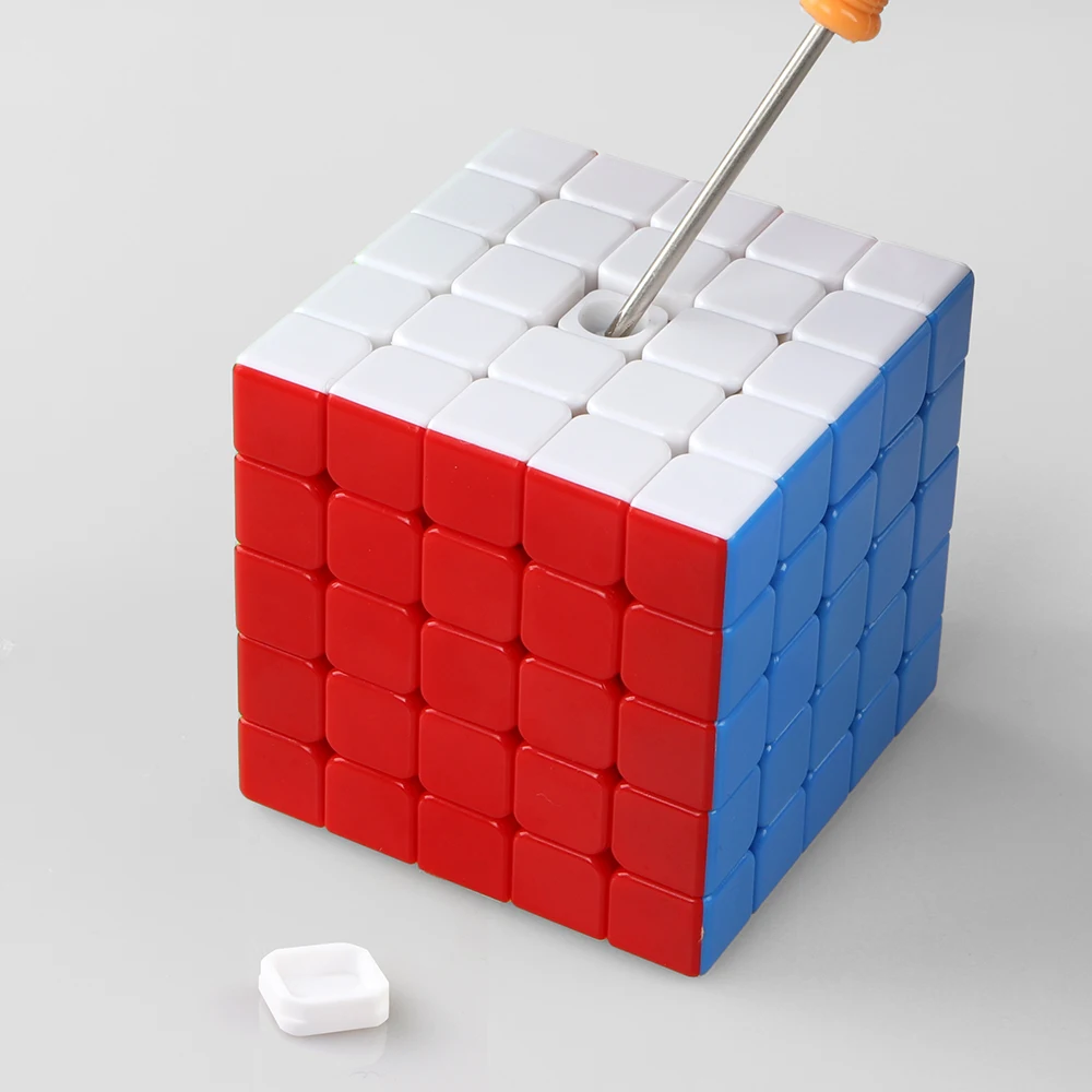 D-FantiX Циклон мальчиков 5x5 кубик рубика Скорость Cube Stickerless Magic Cube головоломка 5x5x5 гладкой твист игры Cube Пазлы