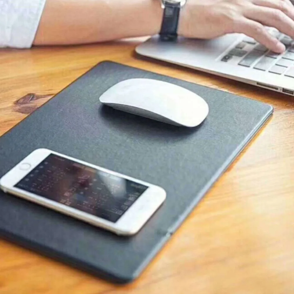 Sanheshun Universal Mousepad Qi Wireless Charger Phone Charge Dock