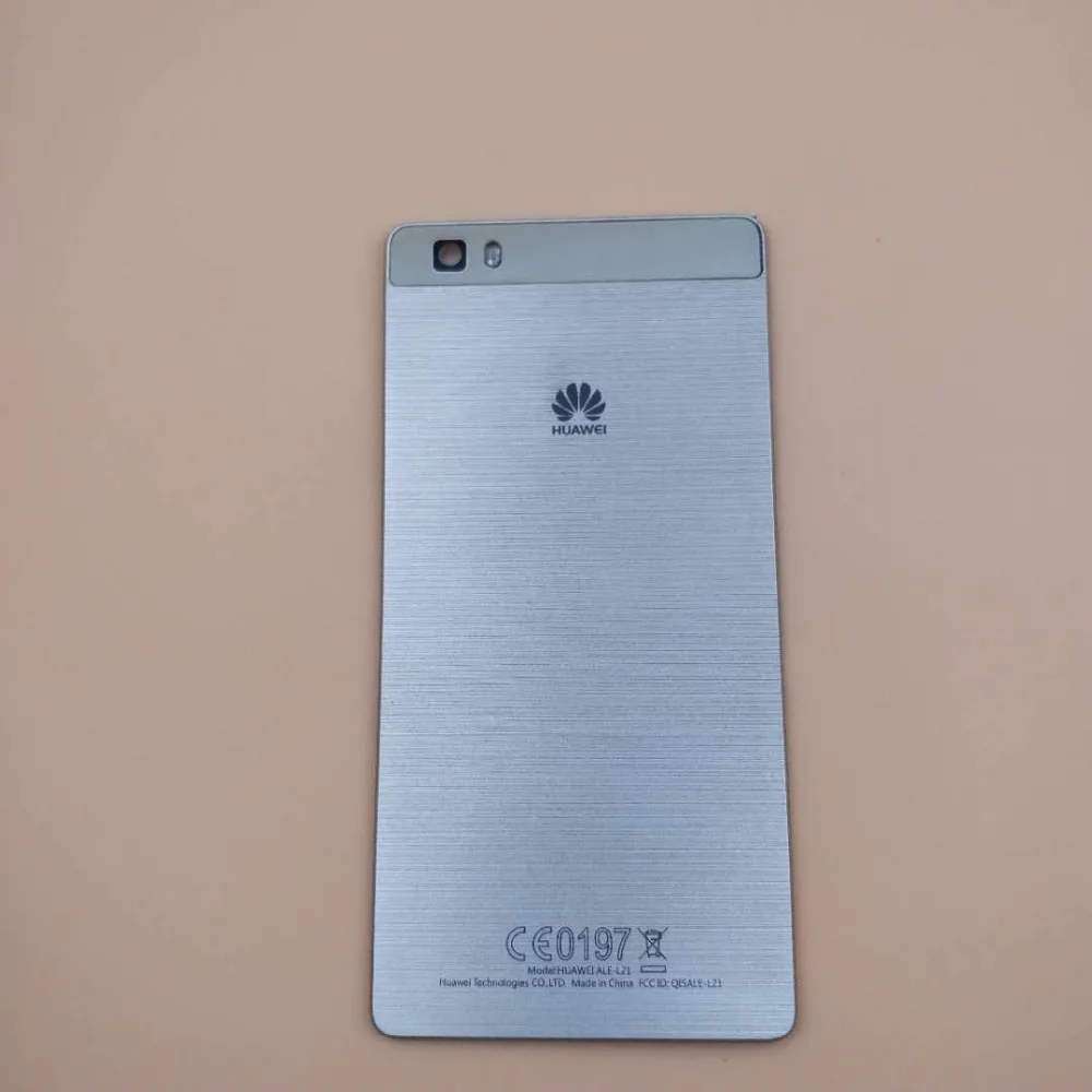 huawei P8 Lite, задняя крышка для батареи, задняя дверь для huawei P9Lite, Задняя стеклянная крышка, корпус, чехол, замена панели