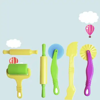 

Children's Color Plastic Tools Accessories Plasticine Mud Tool Ultra-Light Clay Plasticine Tools Children's Modelling Tool Pushe