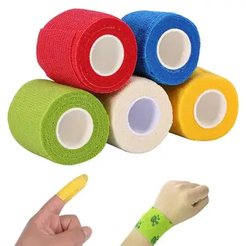 

1pc Self Adhesive Elastic Tattoo Bandage Non-woven Fabric 4 .5cm Wide Elbow Binding Protection Wrap Nail Tape Tattoo Accessories