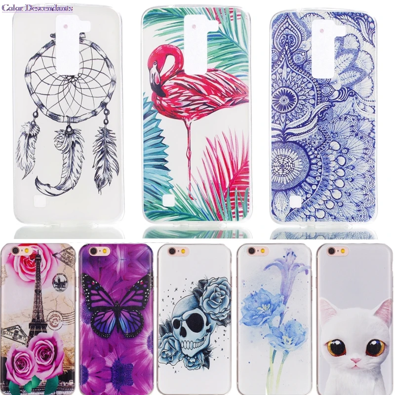 

For Coque LG K7 X210 DS X210ds LG-X210 Silicone Case For Etui LG K8 K 8 Lte K350 K 350 350e E LG-K350E Mobile Phone Cover Caes