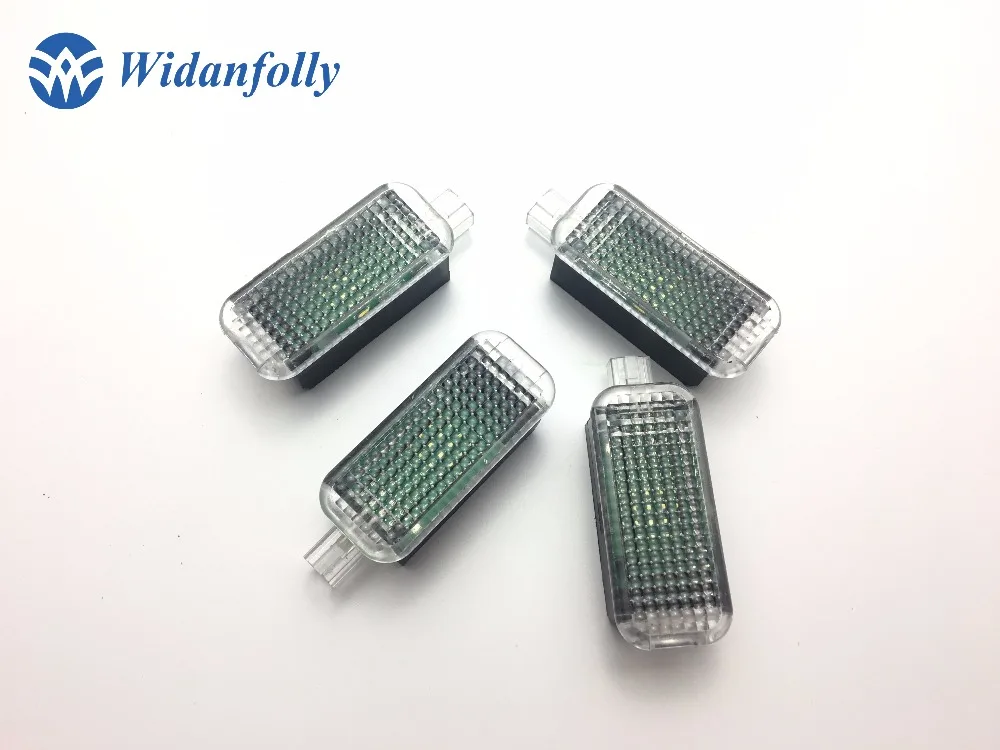 Widanfolly 4 шт. Автомобильная светодиодсветильник лампа Footwell для Passat CC Q3 Q5 Q7 A7 A3 S3 A4 S4 A6